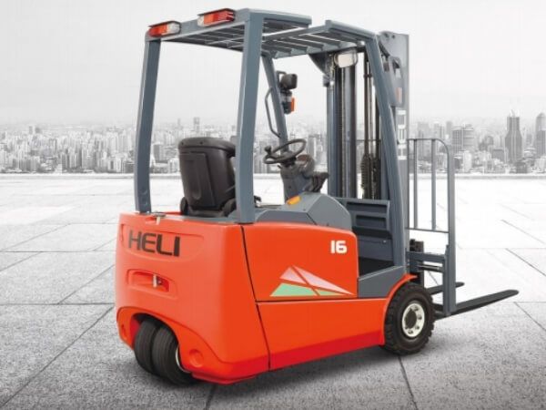 Xe Nâng Điện 3 Bánh 1.6 Tấn Heli
