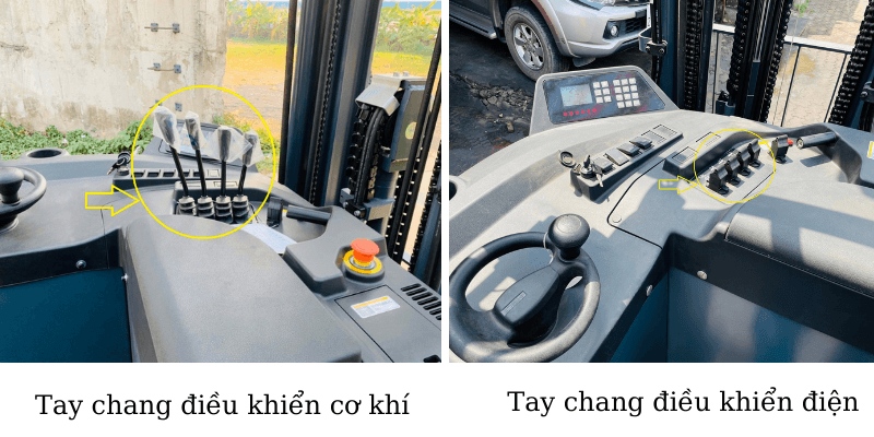 Sự khác biệt giữa các model trên xe nâng reach truck đứng lái