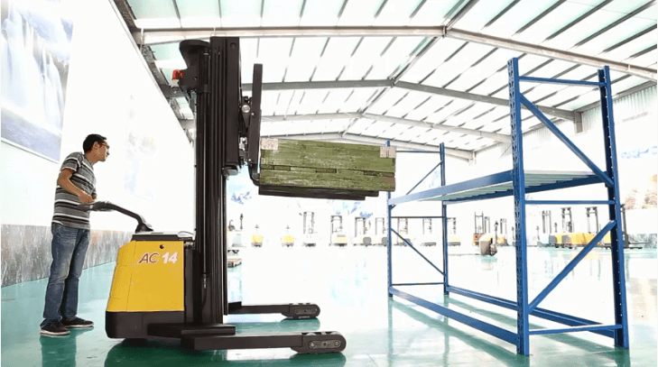 Xe Nâng Tay Điện Càng Cắt Kéo 1.4 Tấn Heli
