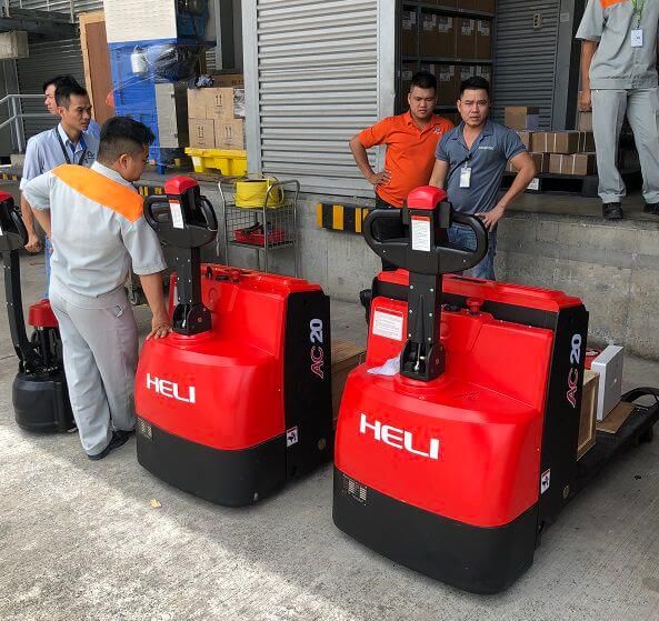 Xe Nâng Tay Điện Thấp 2 Tấn Heli CBD20-150