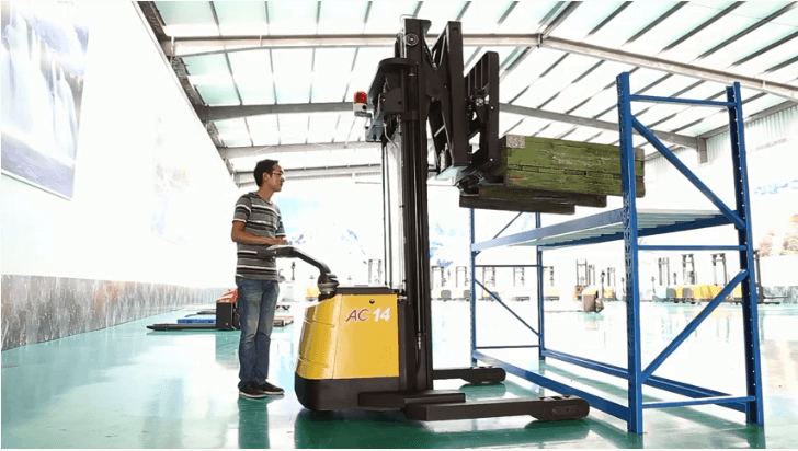 Xe Nâng Tay Điện Càng Cắt Kéo 1.4 Tấn Heli