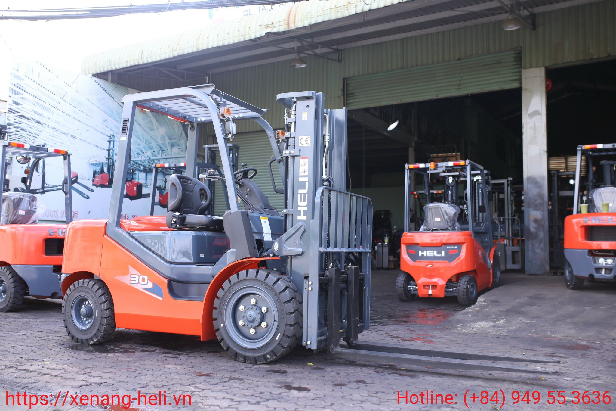 Xe nâng Heli thương hiệu số 1 Trung Quốc