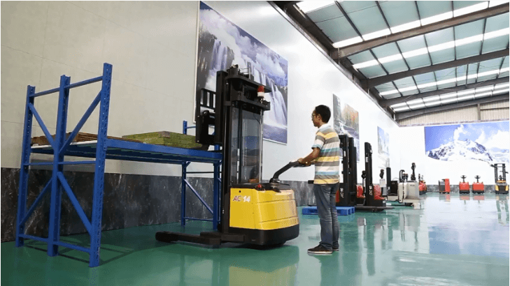 Xe Nâng Tay Điện Càng Cắt Kéo 1.4 Tấn Heli