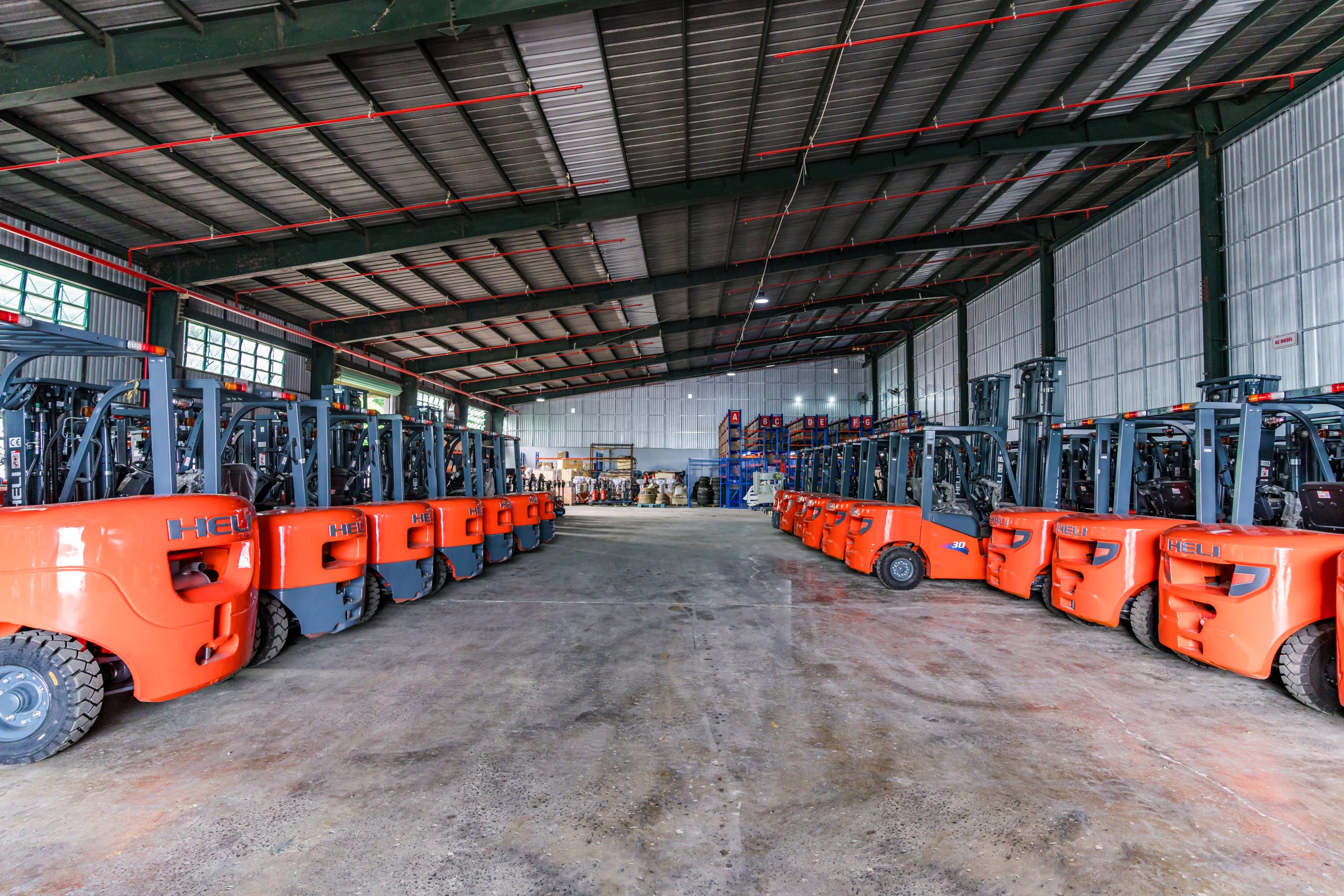 Xe nâng dầu 1-10 tấn HELI chính hãng