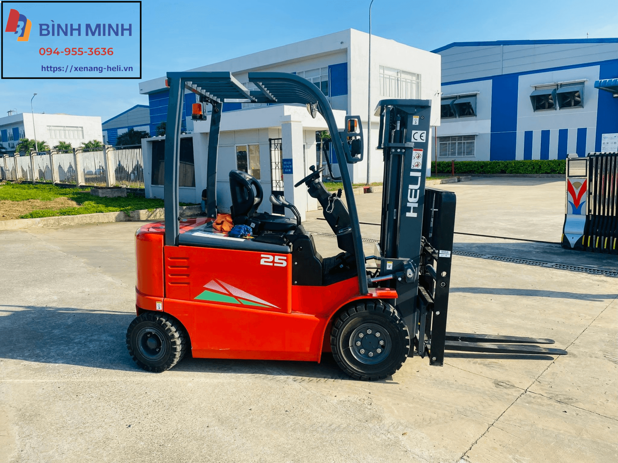 Xe nâng điện 2.5 tấn Heli với nhiều ưu điểm nổi bật