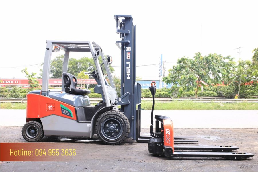 Xe Nâng Điện Lithium 3.5 Tấn Heli