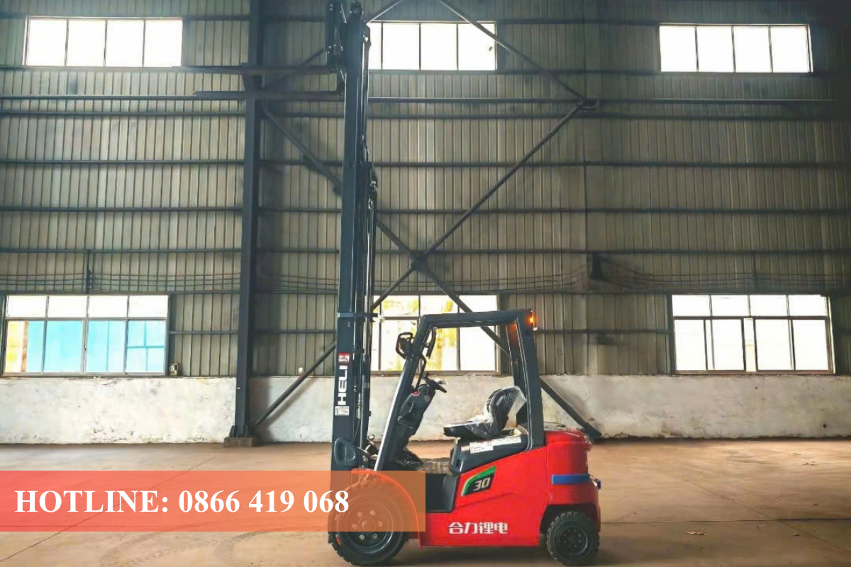 Xe nâng điện 3 tấn HELI G2 khung nâng