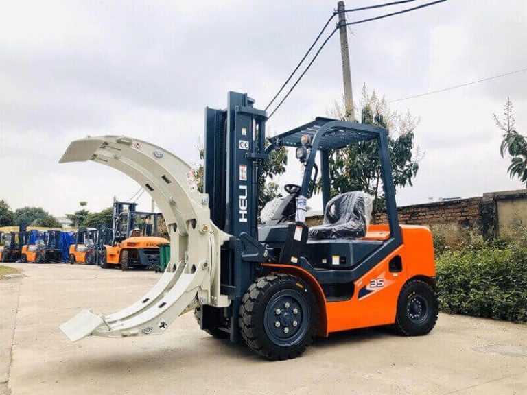 Xe Nâng Kẹp Cuộn Giấy