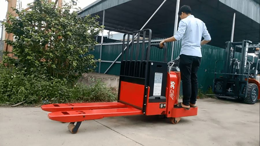 Xe Nâng Tay Điện Thấp 3.5 Tấn Heli