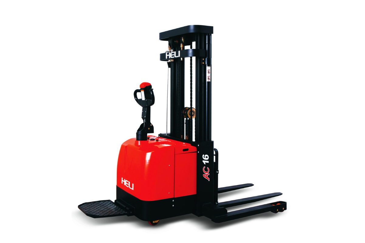 Xe nâng tay điện cao 1-2 tấn Heli